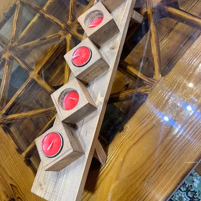 جا شمعی،برای 5شمع وارمر محصولی با کیفیت ارسال با پست 