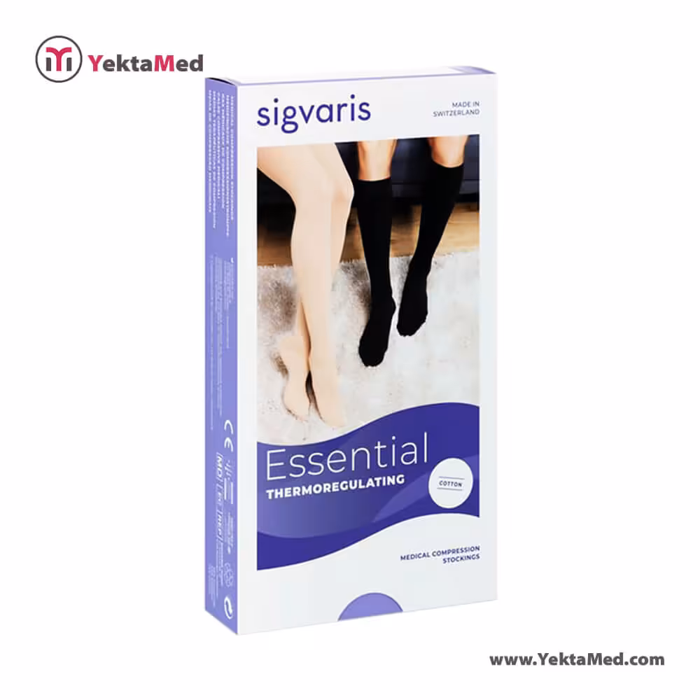 جوراب واریس سیگواریس کتان کلاس 2 - یکتامد YektaMed