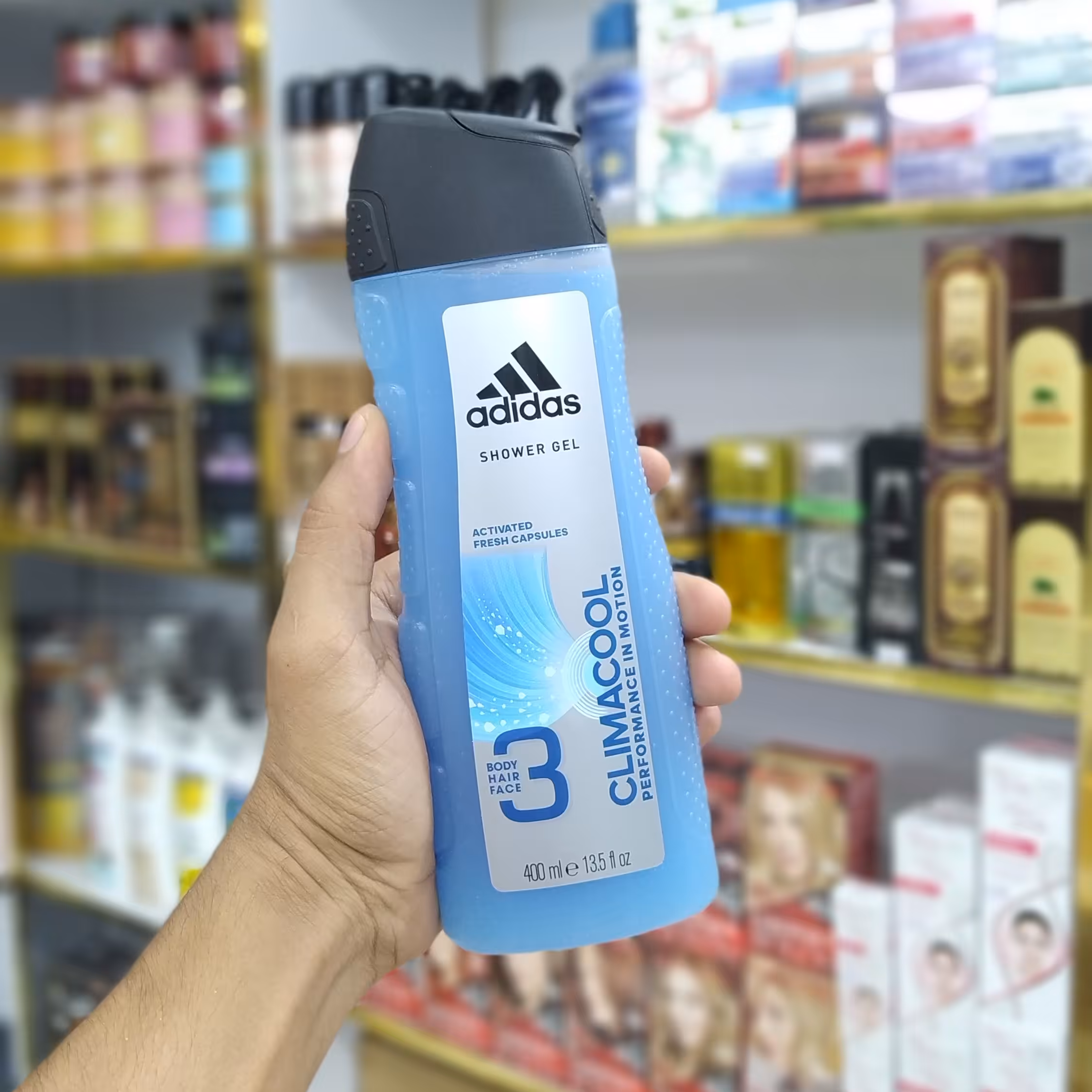 شامپو بدن و سر و صورت آدیداس Adidas مدل کلیما کول با حجم  400 میل
