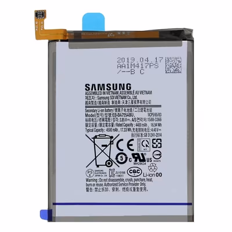 باتری گوشی Samsung A70 با گارانتی یک ساله