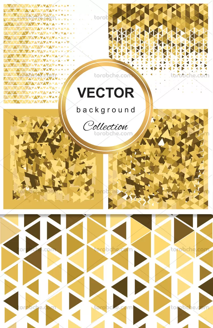 وکتور بکگراند طلایی رنگ | گرافیک با طعم تربچه