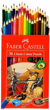مداد رنگ ی فابر کستل (Faber Castell) بسته 36 رنگ