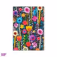 دفتر مشق 100 برگ بامبیلیپ طرح گل گلی رنگ و وارنگ کد 2931526