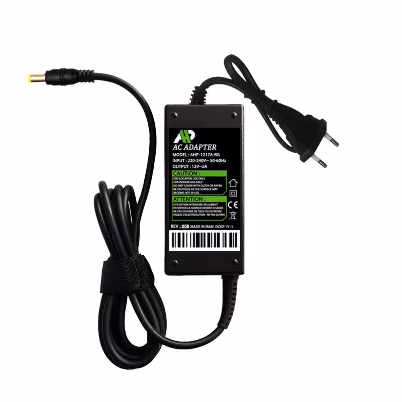 آداپتور 2 امپر   برد وارداتی با خروجی واقعی 2 