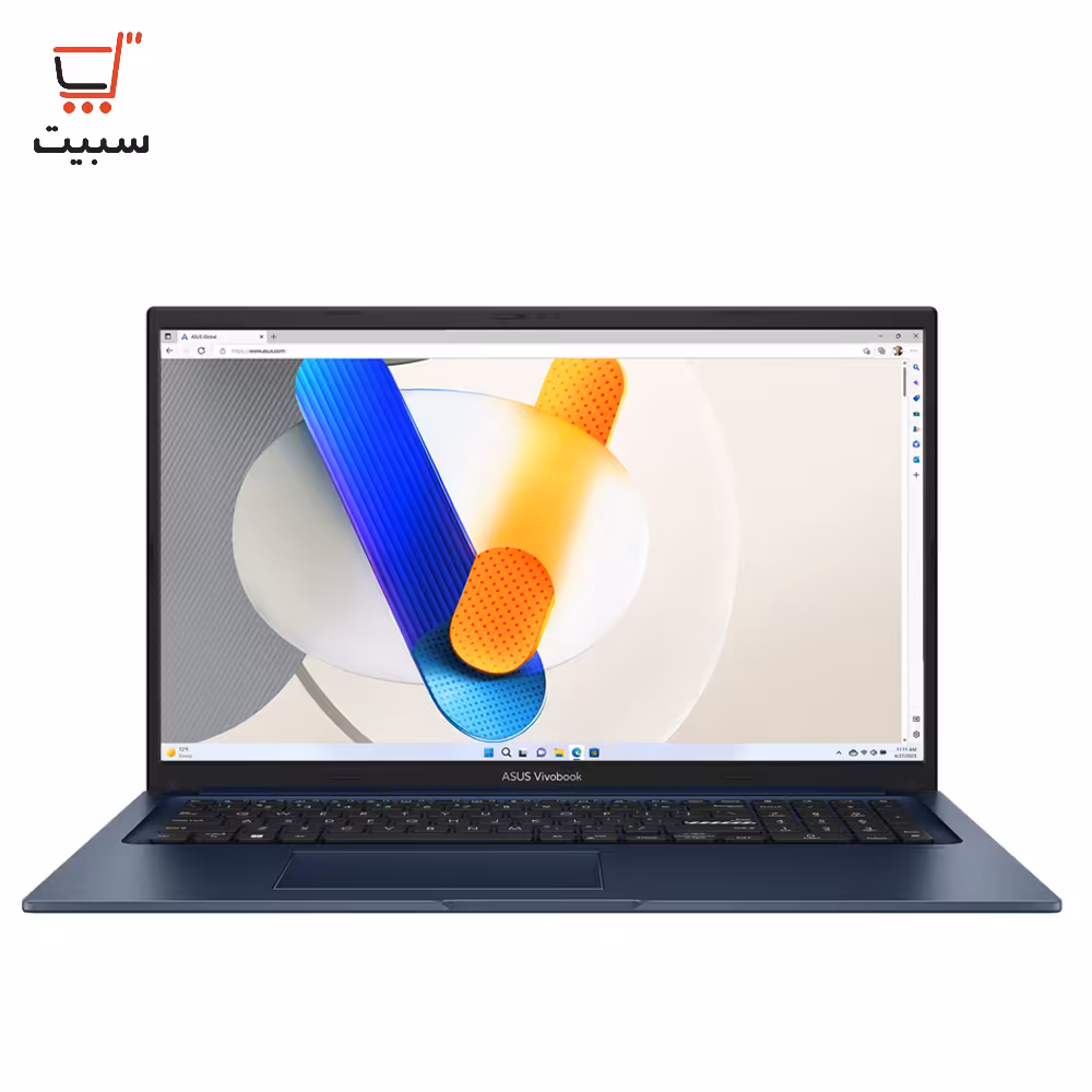 لپ تاپ 17.3 اینچی ایسوس مدل Vivobook X1704VA-FC