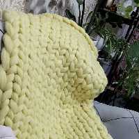 شال مبل چانکی رنگ زرد