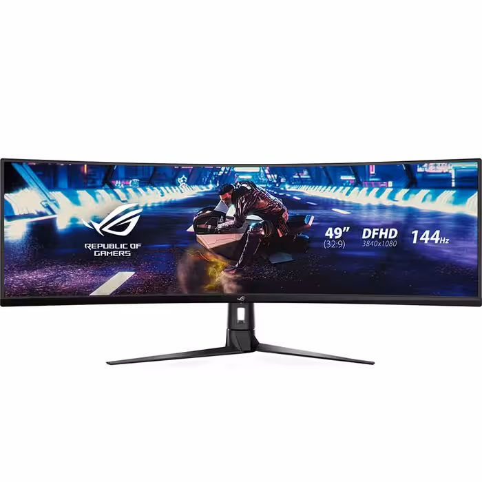 قیمت و خرید مانیتور خمیده گیمینگ 49 اینچ ایسوس مدل ROG Strix XG49VQ | یاس ارتباط