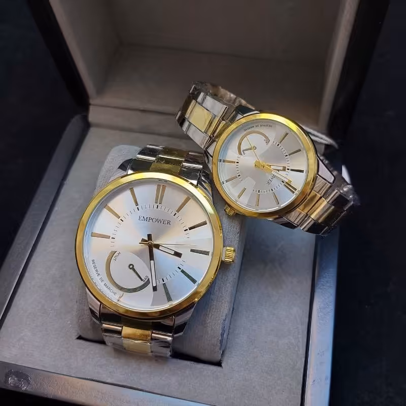 ساعت استیل ست تگدار شرکت امپاور
رنگ ثابت (ضدحساسیت)ضدآب به قیمت عمده