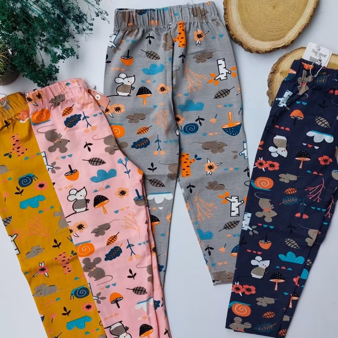 شلوار راحتی دخترانه و پسرانه موشی