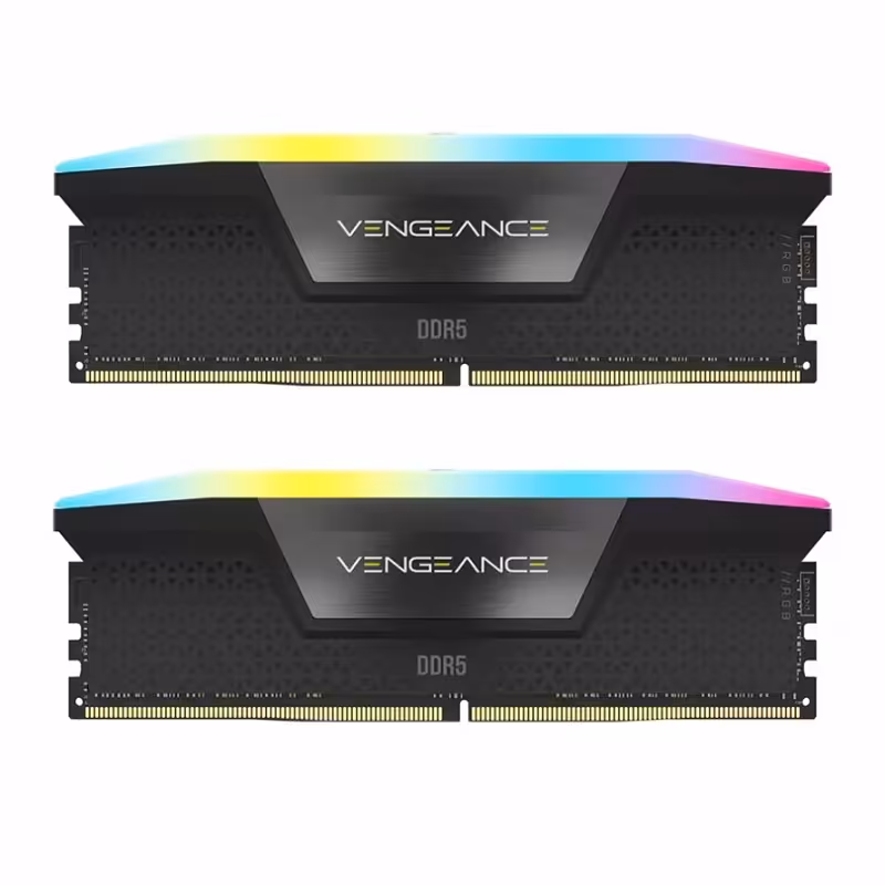 رم دسکتاپ کورسیر مدل CORSAIR VENGEANCE RGB 32GB 16GBx2 7200MHz