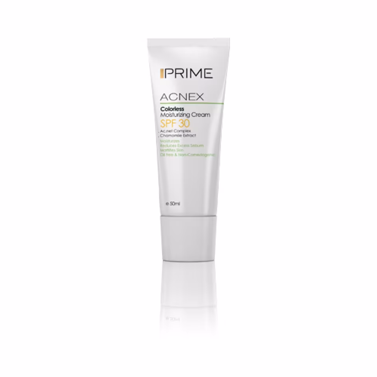 کرم مرطوب کننده پریم مدل Acnex Colorless SPF30 حجم 50 میلی لیتر