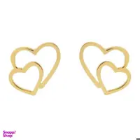 گوشواره طلا 18 عیار زنانه شمیم گلد گالری مدل 0966