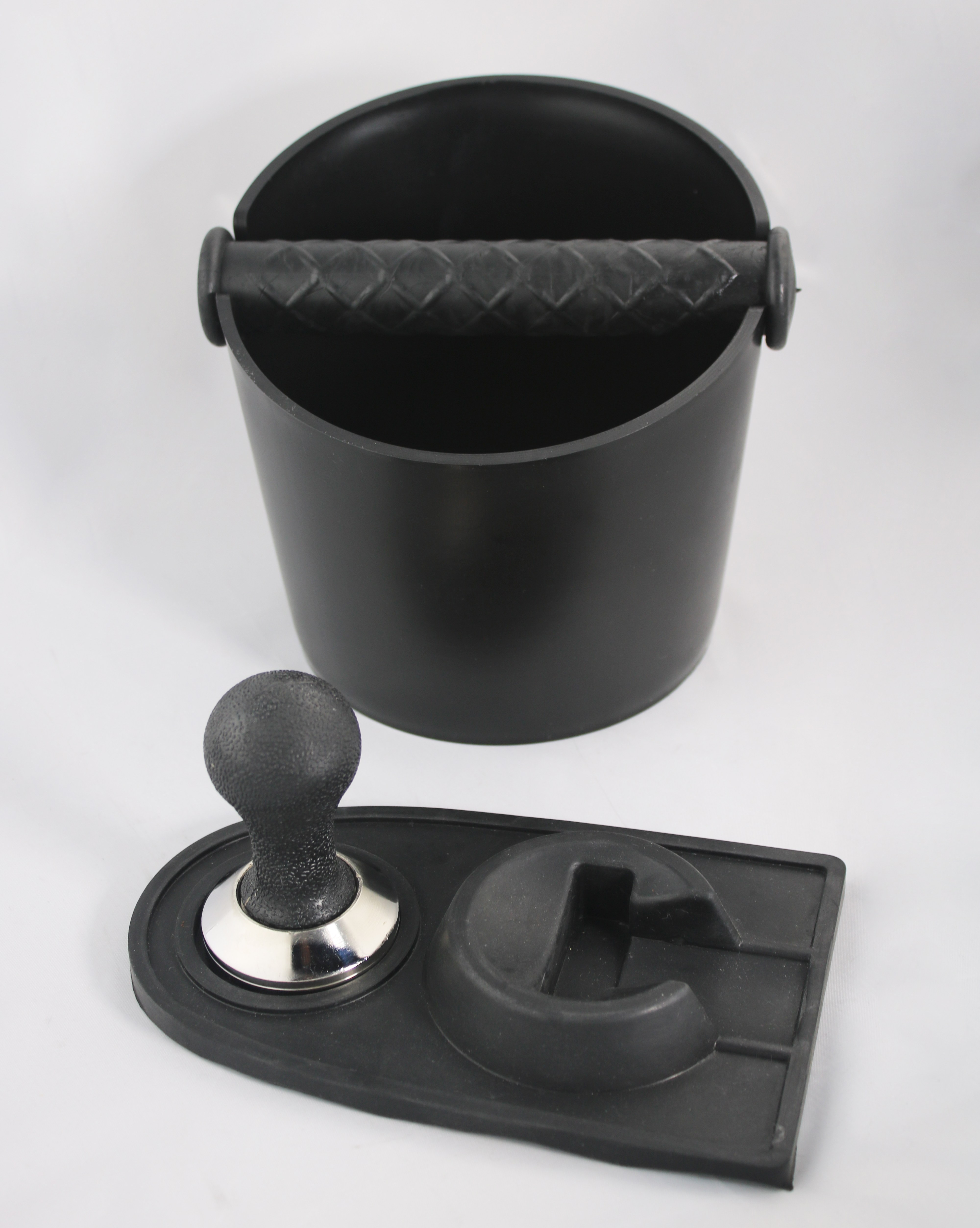 ناک باکس قهوه قالبی به همراه تمپر مت کفشی و تمپر دسته لاکی