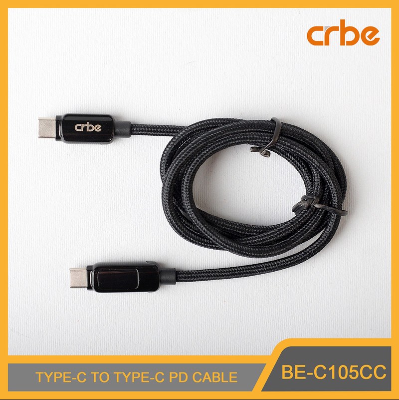 کابل USB-C کربی مدل BE-C105CC 120W طول 1.2 متر