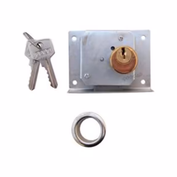 قفل دوپله کمدی مغزی برنجی دو کلید معمولی فکر FEKR