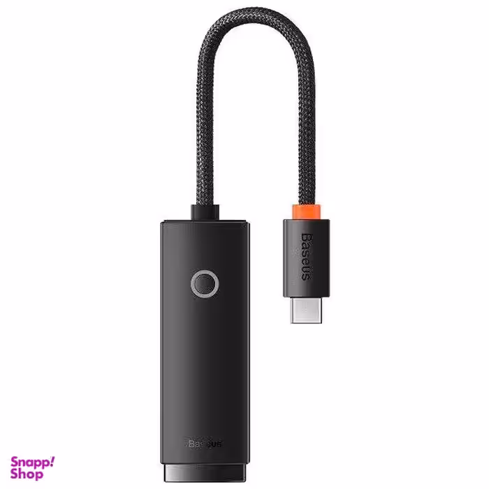 مبدل USB-C به LAN باسئوس مدل 1000Mbps WKQX0003