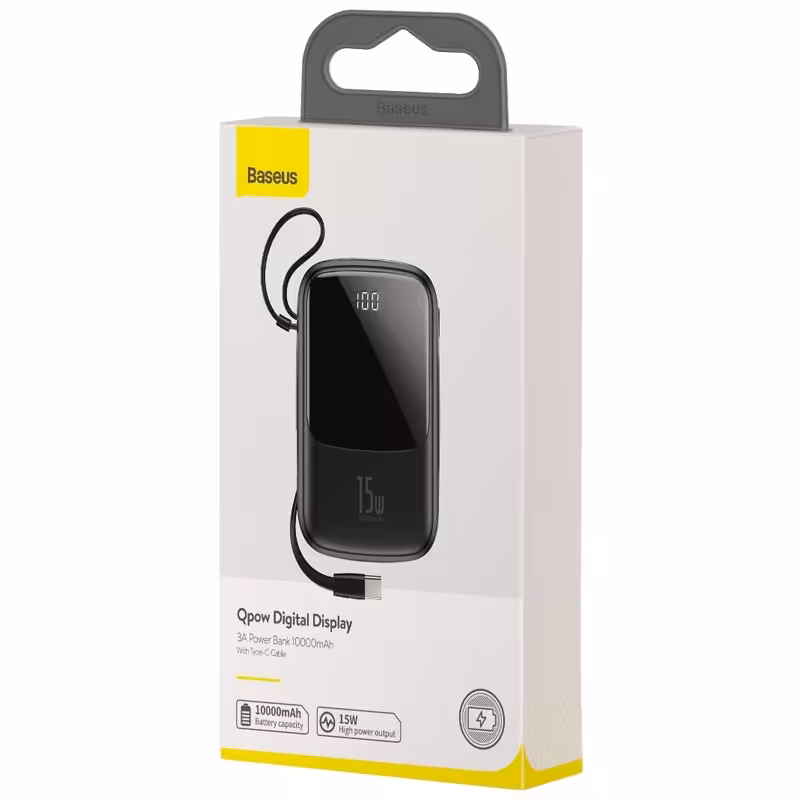 پاور بانک فست شارژ 10000 باسئوس  15W  با گارانتی یکساله