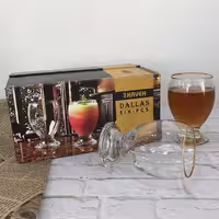 نیم لیوان دالاس لب طلا 6 عددی