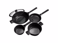 ست 4 تیکه ماهیتابه و قابلمه شیائومی Xiaomi Youpin Huohou Non-stick Super Platinum Frying Pan