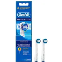سری یدک مسواک برقی اورال بی مدل PRECISION CLEAN | بسته 2 عددی