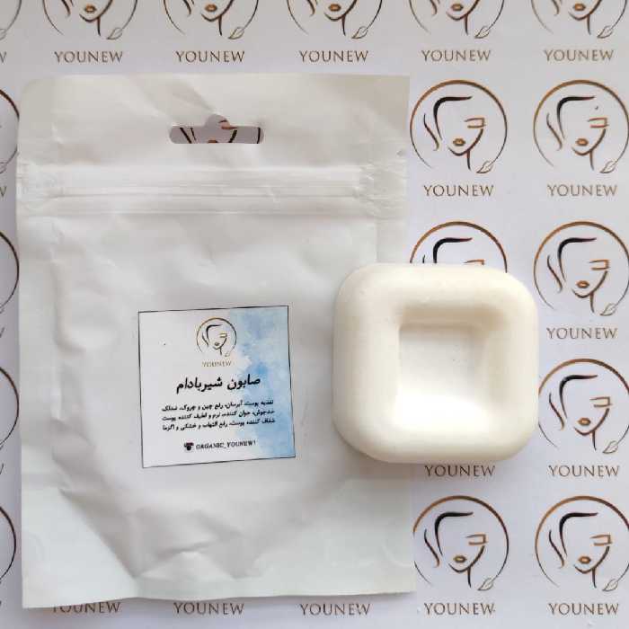 صابون شیر بادام ارگانیک عطاری سروش 50 گرم