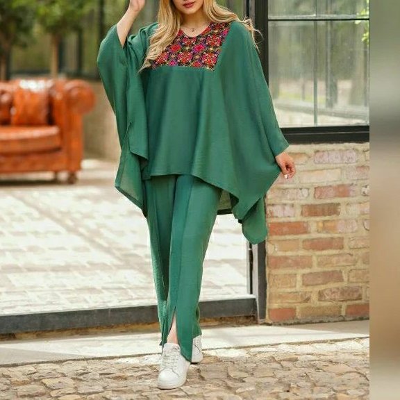 مانتو شلوار خرجکار هندی