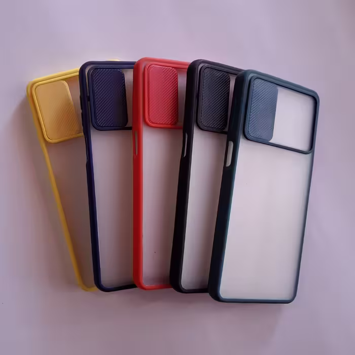 کاور پشت مات محافظ لنزدار کشویی مناسب گوشی سامسونگ Galaxy M51