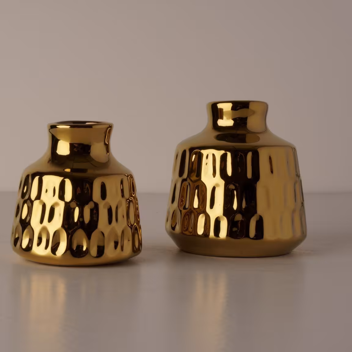 گلدان چکشی کوچک و بزرگ