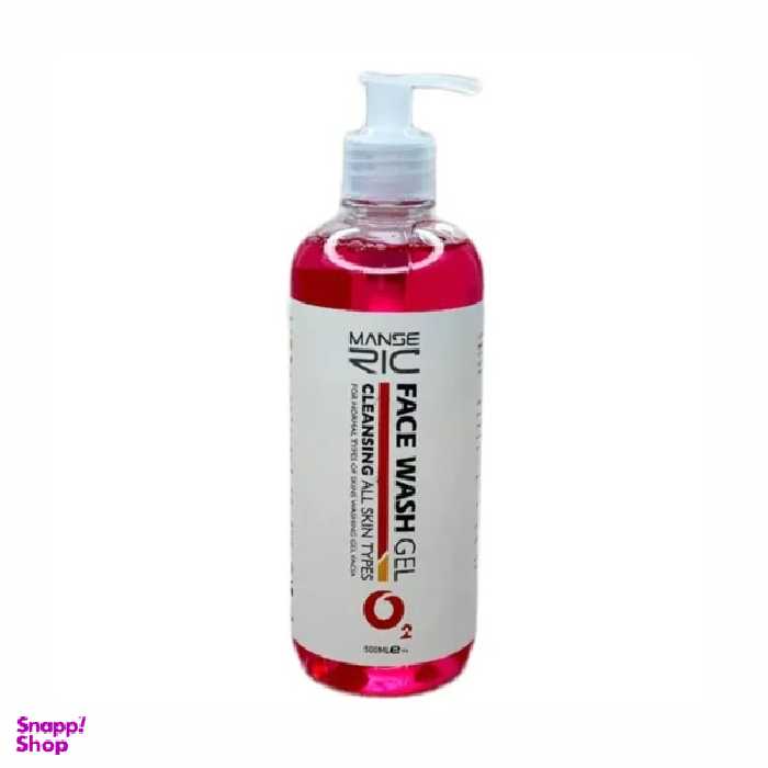 ژل شستشوی مانسریک مناسب پوست های معمولی حجم 500 میلی لیتر
