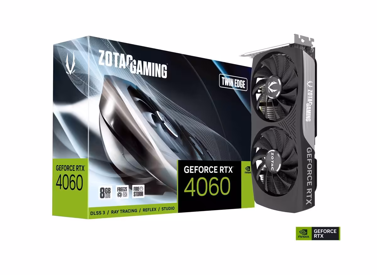 خرید کارت گرافیک زوتاک ZOTAC GAMING GeForce RTX 4060 8GB Twin Edge با بهترین قیمت