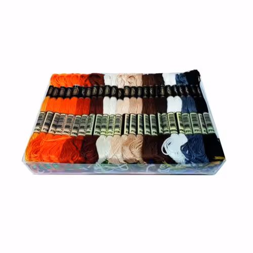 نخ کوبلن پنگوئن طرح DMC مجموعه 100 عددی در 100 رنگ