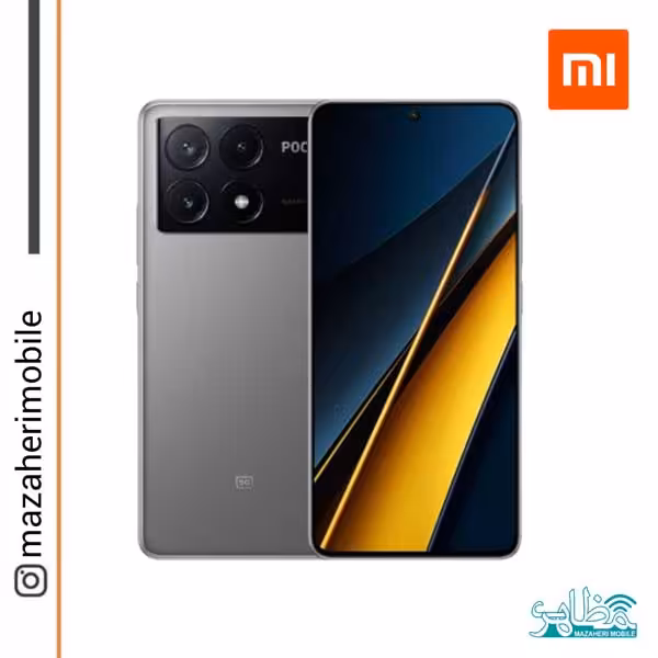 گوشی موبایل شیائومی مدل Poco X6 Pro 5G دوسیمکارت رم 12 حافظه 512 گیگابایت((پک اصلی گلوبال)) - فروشگاه موبایل مظاهری