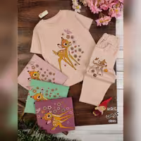 تیشرت و شلوارک دخترانه آهو