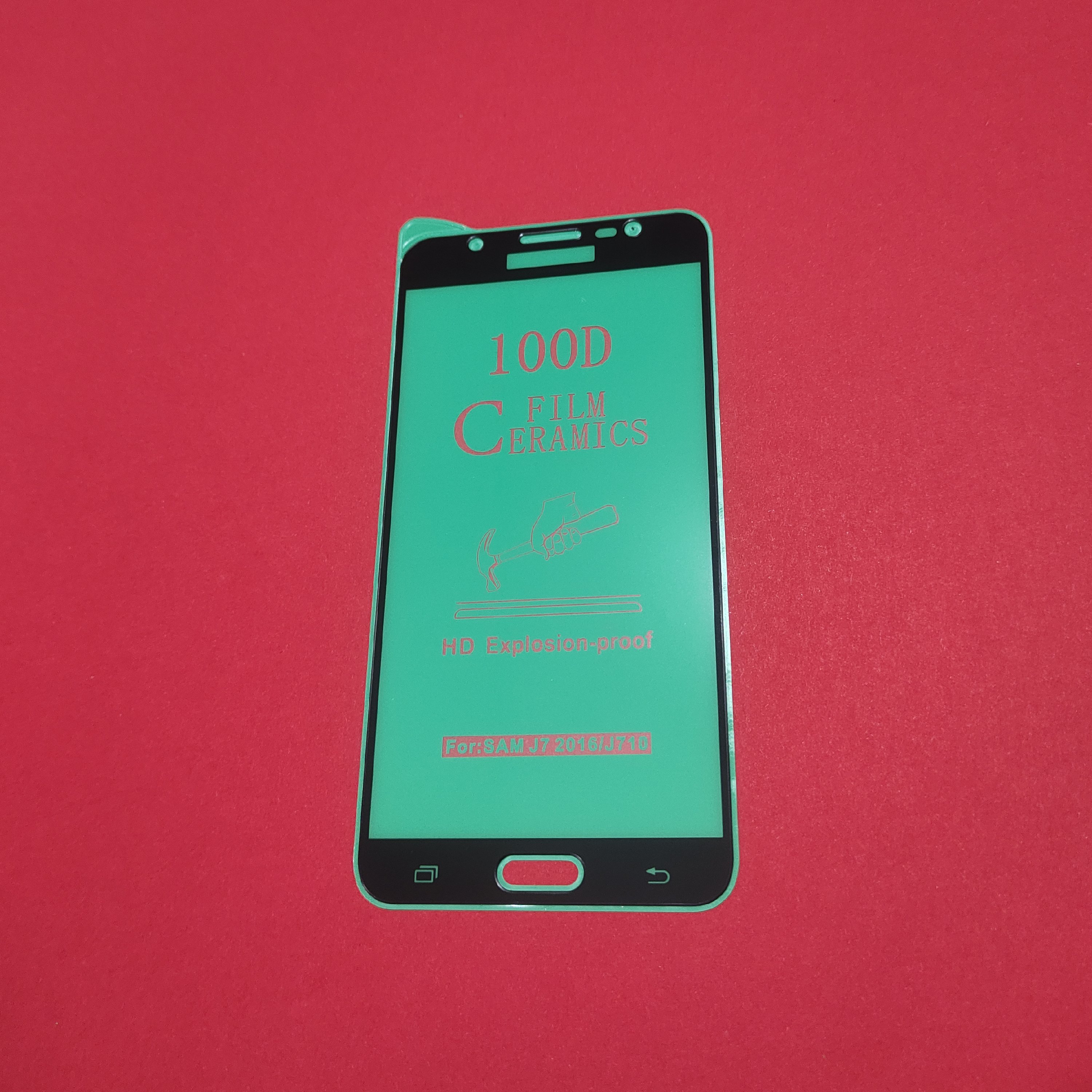 محافظ صفحه نمایش سرامیکی نشکن مناسب برای گوشی موبایل سامسونگ J710 J7 2016
