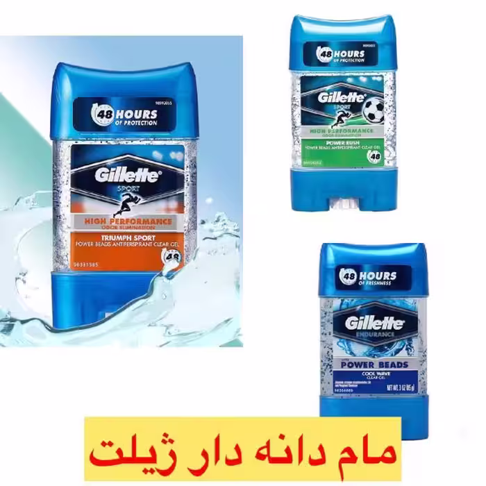 مام ژله ای دانه دار ژیلت در سه رایحه