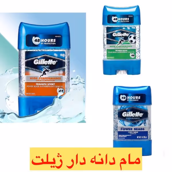 مام ژله ای دانه دار ژیلت در سه رایحه