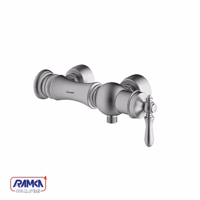 شیر توالت شودر مدل بیزانس کروم مات