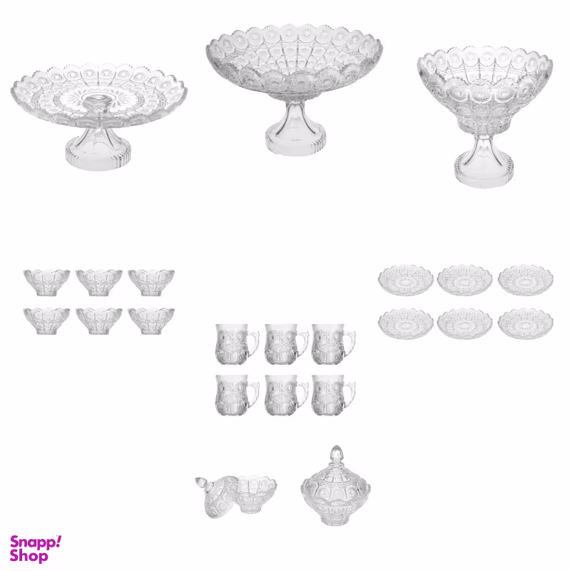 ست پذیرایی 25 پارچه ساکورا مدل می جی کد 742103