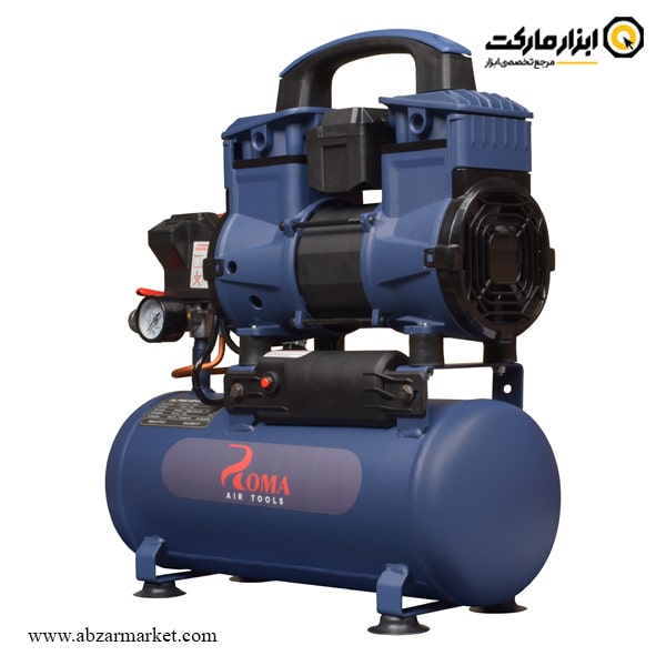 کمپرسور هوا سایلنت روما 10 لیتری سری پرایم مدل 2-1180F10A