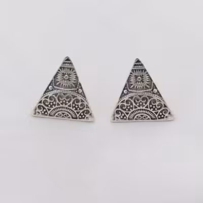 گوشواره ورشو مثلث طرحدار