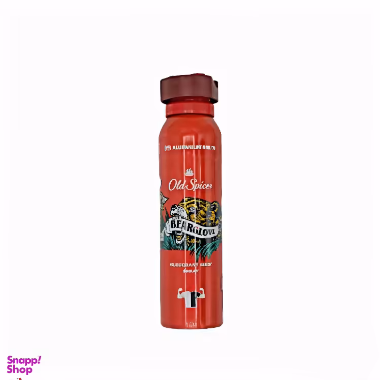 اسپری خوشبو کننده بدن مردانه اولد اسپایس مدل Bearglovi حجم 150 میلی لیتر