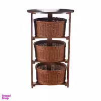 سبد پیاز و سیب زمینی مدل ماهک سه طبقه