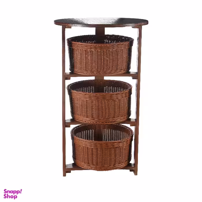 سبد پیاز و سیب زمینی مدل ماهک سه طبقه