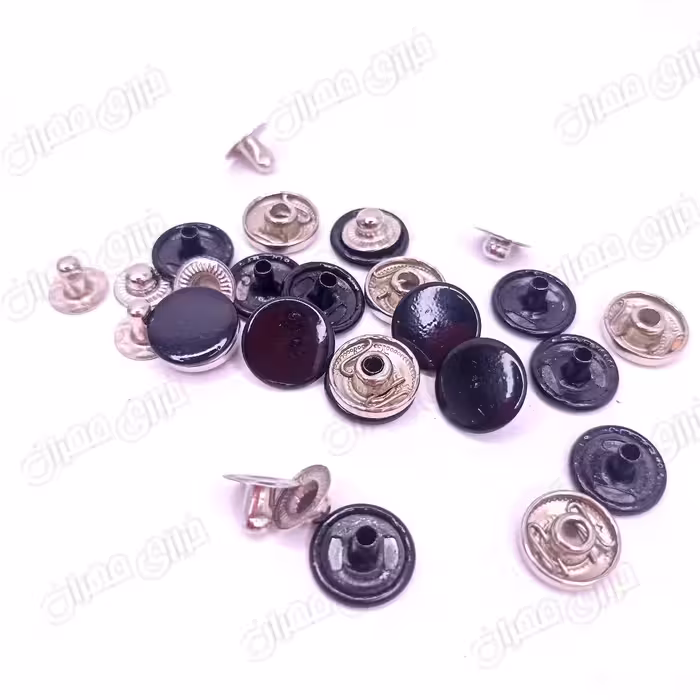 دکمه پرسی چهارپارچه میانه مشکی 720عددی