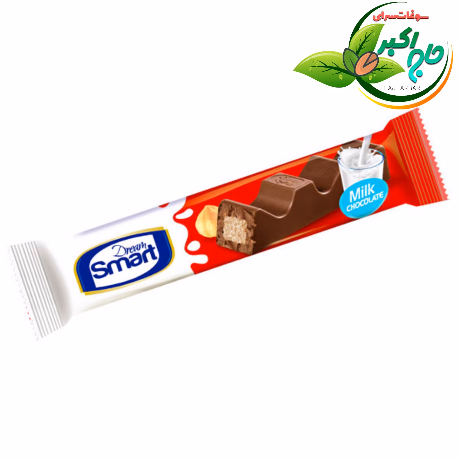 شکلات شیری با مغزی کرم فندقی دریم اسمارت شیرین عسل