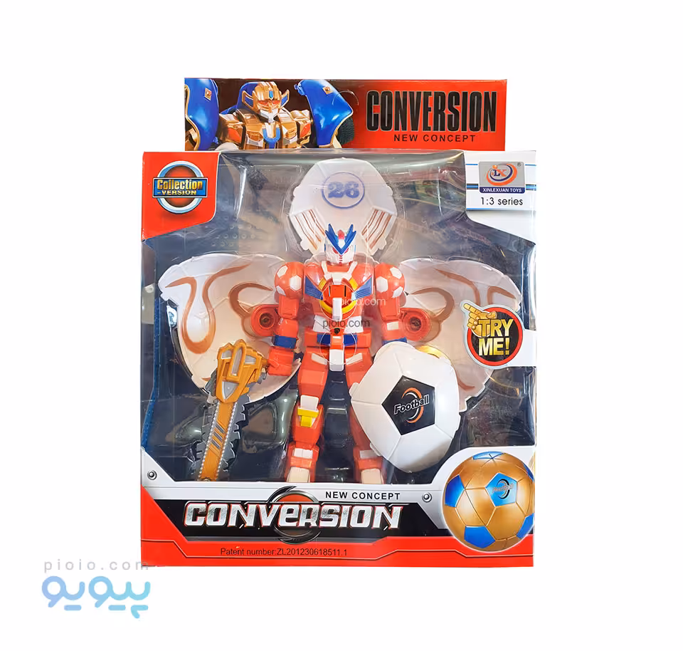 ربات توپ اسباب بازی تبدیل شونده