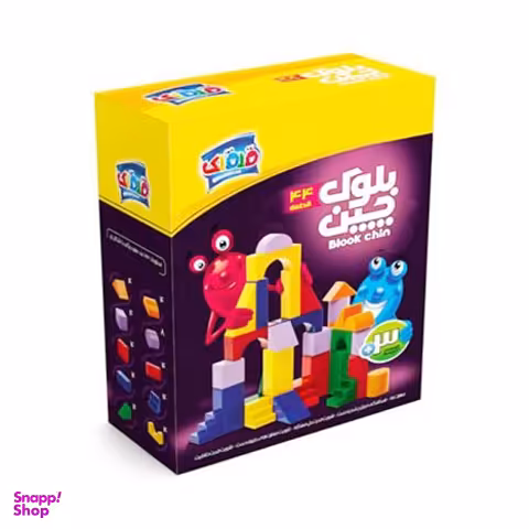 بازی ساختنی قلقلک (Ghelghelak) مدل بلوک چین بسته 44 تکه
