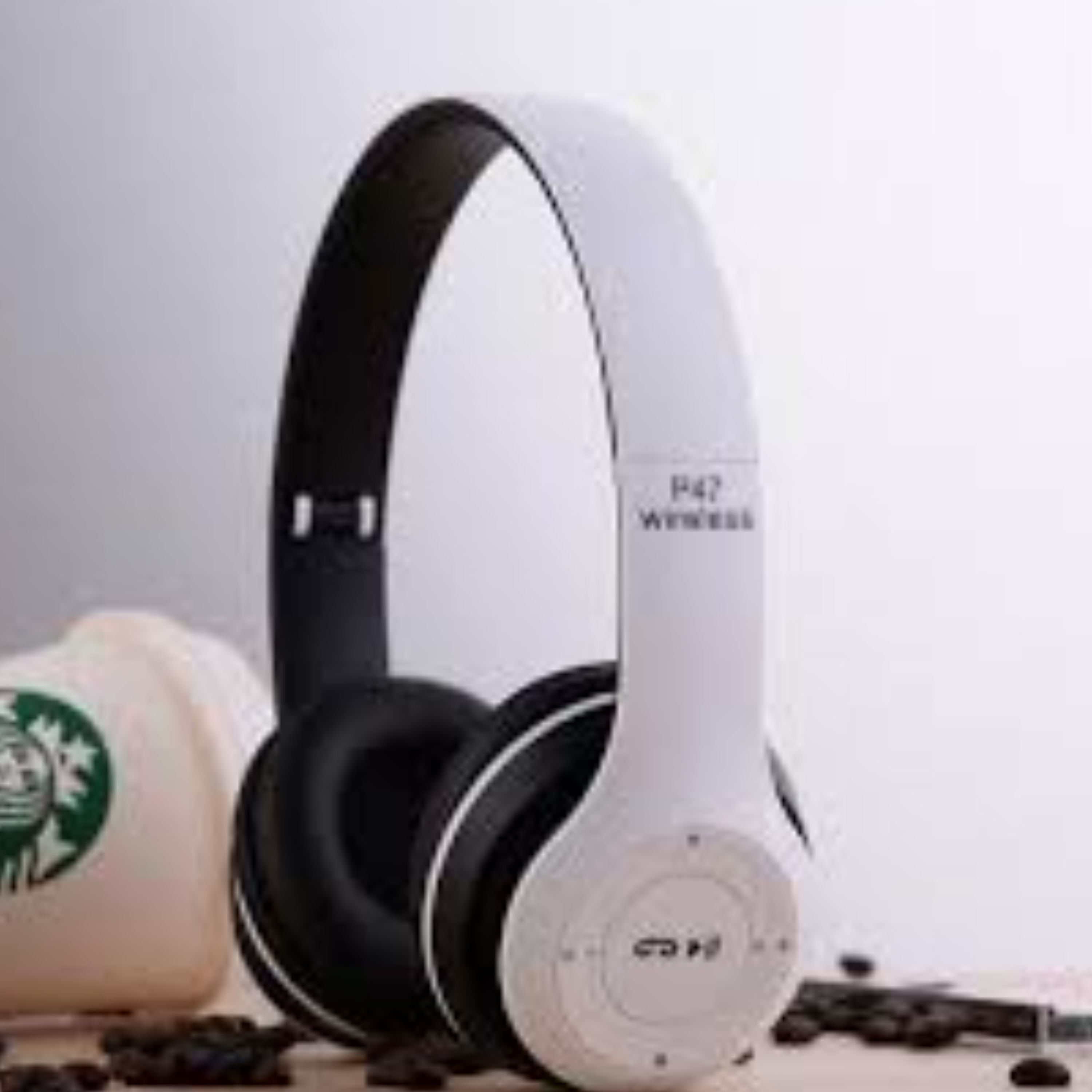 هدفون بلوتوث اورجینال وکیوم p47 رنگ بندی سفید