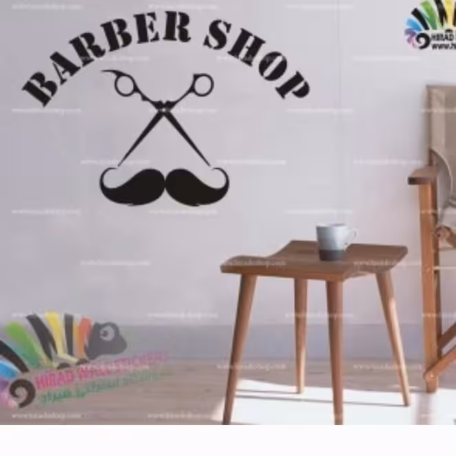 آینه دکوراتیو مولتی استایل طرح آرایشگری، در دو رنگ طلایی و نقره ای، ابعاد 60 در 30 سانت