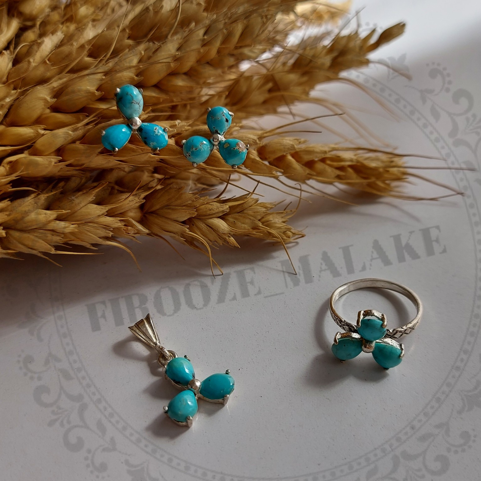 نیم ست نقره